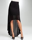 Shadow Stripe Knit Maxi Skirt