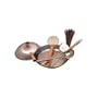 Carbon Steel Wok Set: Round Bottom (wokring included)