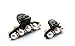 Skyvan 2 PCS (Big and Small) Imitation Pearls Hair Clip Claw Barrettes Accessories