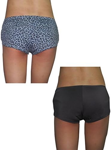 (Pack of 2) XOXO Womens Soft Boy Shorts Underwear Panties 1X Multicolor