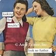 Looking For Trouble? Look No Further Magnet by anne taintor