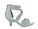 Dream Pairs SWEETY Girl's Rhinestone Low Heel Platform Sandals Shoes(Toddler/ Little Girl)New