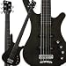 RockBass Corvette Basic 5-String Bass (Nirvana Black)
