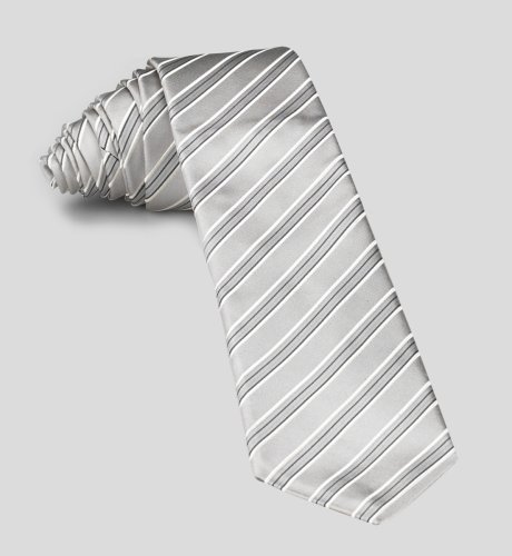 Autograph Pure Stripe Silk Tie
