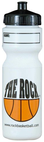 Anaconda Sports&reg; WB28-R-WHIT Water Bottle with The Rock&reg; Logo