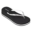 Women's Xhilaration&reg; Linnie Flip Flops - Black/White