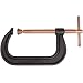 Martin CC406 Forged Steel Extra Deep Throat C-Clamp, 3-5/8" Depth, 0-6" Capacity