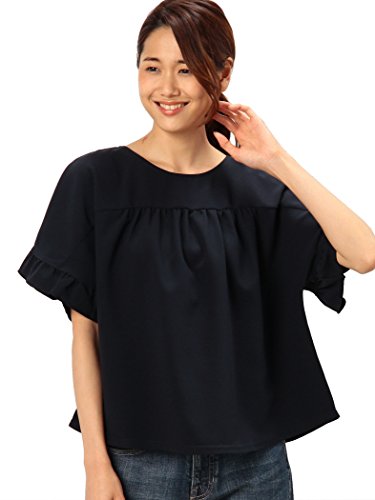 (ユナイテッドアローズ グリーンレーベル リラクシング) UNITED ARROWS green label relaxing CF ヨークキリカエ ソデフリルブラウス 36166990568