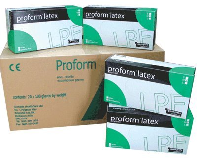 Proform Latex Powder-Free Gloves Small