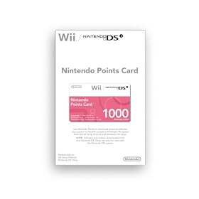 Nintendo Points Card 1000 (Nintendo DS/Wii)