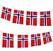 Flag Bunting (8ft, quality paper) - Norway