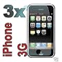 iPhone 3G Screen Protector with Lint Cleaning Cloth (3 Pack)