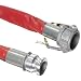 Goodyear EP Spiraflex Red PVC Medium DutySuction/Discharge Hose Assembly, Aluminum Cam And Groove Couplings, 150 PSI Max Pressure