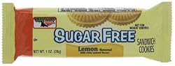 Keebler Sugar Free Lemon Sandwich (3-Count) Cookies, 1-Ounce Single Serve Packs (Pack of 120)