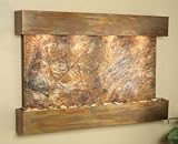 Sunrise Springs Copper with Brown Rainforest Marble Wall Fountain
