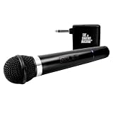 The Singing Machine Uni-directional VHF wireless microphone - Black (SMM-107)