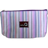 della Q Tagalong Knitting Case for Interchangeable Knitting Needle Case; 018 Purple Stripes 1104-1-018