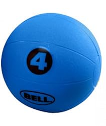Bell Fitness Medicine Ball   (Blue 4-Pound)