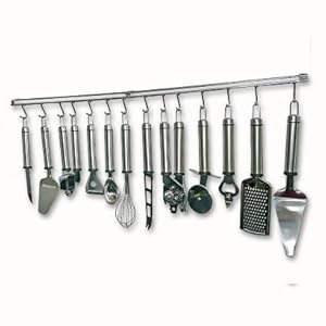 Edelstahl Küchenleiste Küchenhelfer 13-tlg. Set Ordnungssystem: Amazon