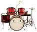 GP PERCUSSION GP55 CHILD SIZE 5-PIECE JUNIOR DRUM SET WITH THRONE, STICKS, CYMBALS & MORE