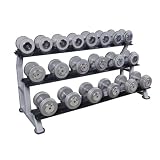 Power Systems Premium 3-Tier Dumbbell Rack