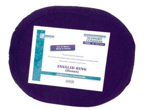 Essential Medical Supply Anatomic Knee Separator, 10 Inch Long Blue Cotton/Poly Cover