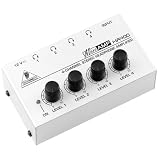 Buy Behringer MicroAmp HA400 Ultra-Compact 4-Channel Stereo Headphone Amplifier by Behringer