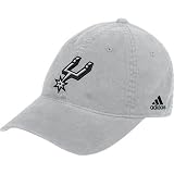 adidas San Antonio Spurs Grey Basic Logo Flex Fit Slouch Hat