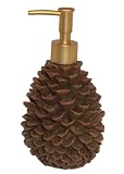 Bacova Guild Pine Ridge 3D Pine Cone Lotion Dispenser
