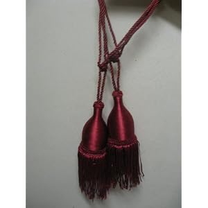 Click here to see all customer reviews now Pair of Large Red Curtain Tieback / Tiebacks / Tassel