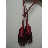 PairofLargeRedCurtainTieback/Tiebacks/Tassel