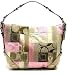 Coach Patchwork Signature Carly Shoulder Sac Bag Purse 13720 Pink