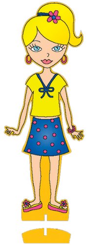 41bQnR6Ph1L 12 Inch All Dolled Up Wooden Doll Marker Kit   Lucy