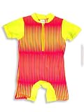 Backflips - Girls Wetsuit, Yellow, Rasberry