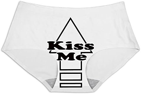 PCY Traceless Ice Silky Kiss Me Thong Panties For Women Size L White