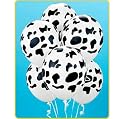 Party Supplies - Cow Print Balloons (6)