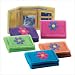 Six Assorted Colors Plush Flower Design Wallets