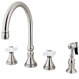 Kingston Brass KS2798PXBS Governor Satin Nickel