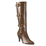 Women\'s Merona® Collection Rowena Tall Buckle Boots - Tan