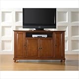 Crosley Furniture Cambridge 60" TV Stand in Classic Cherry Finish