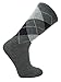 Women's Argyle 80% Cotton Crew Socks (3 Pairs)