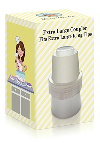 Extra Large Coupler by Love2bake - Fits Extra Large Decorating & Icing Tips