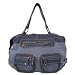 Denim Pocket Satchel Handbag