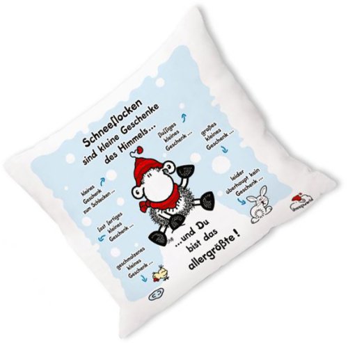 Sheepworld Kissen Schneeflocke