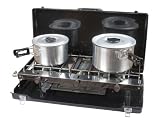 KAMPA ALFRESCO CAMPING DOUBLE GAS HOB STOVE & GRILL KAMPA ALFRESCO CAMPING DOUBLE GAS HOB STOVE & GRILL