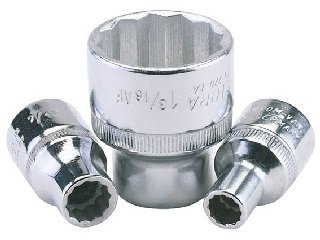 1AF BI-HEX SOCKET 1/2DR