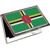 Dominica Flag Business Card Holder