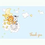 Zoo Babies Thank You Notes (12 count)