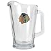 Chicago Blackhawks NHL 60oz Glass Pitcher - Primary Logo by Great American Products