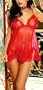 Dreamgirl Women's Sheer Baby Doll Open Cup   #1732